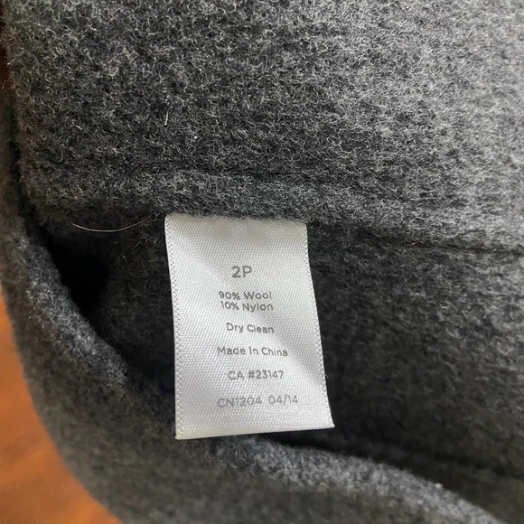 Talbots Petites Wool Blend Gray Skirt Women's Size 2P - Picture 5 of 8